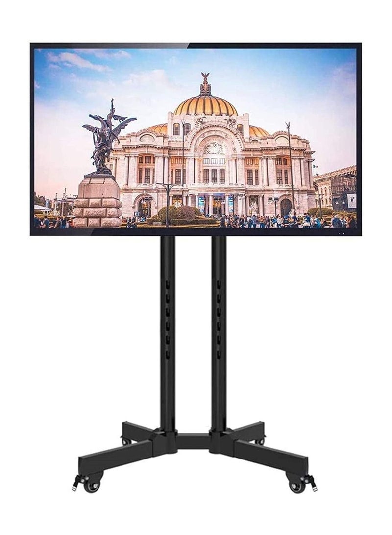 32 40 42 43, 49, 55, 75, 65, 60 65" LED TV Cart Trolley with Wheels Portable Stand - Image 3