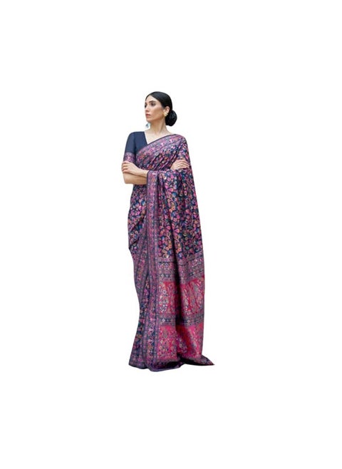 Womens Kanjivaram Banarasi Silk Saree Kanchipuram Patola saree