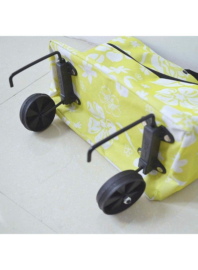 N M Z Foldable Shopping Travel Dual Wheel Waterproof Trolley Bag - Image 5
