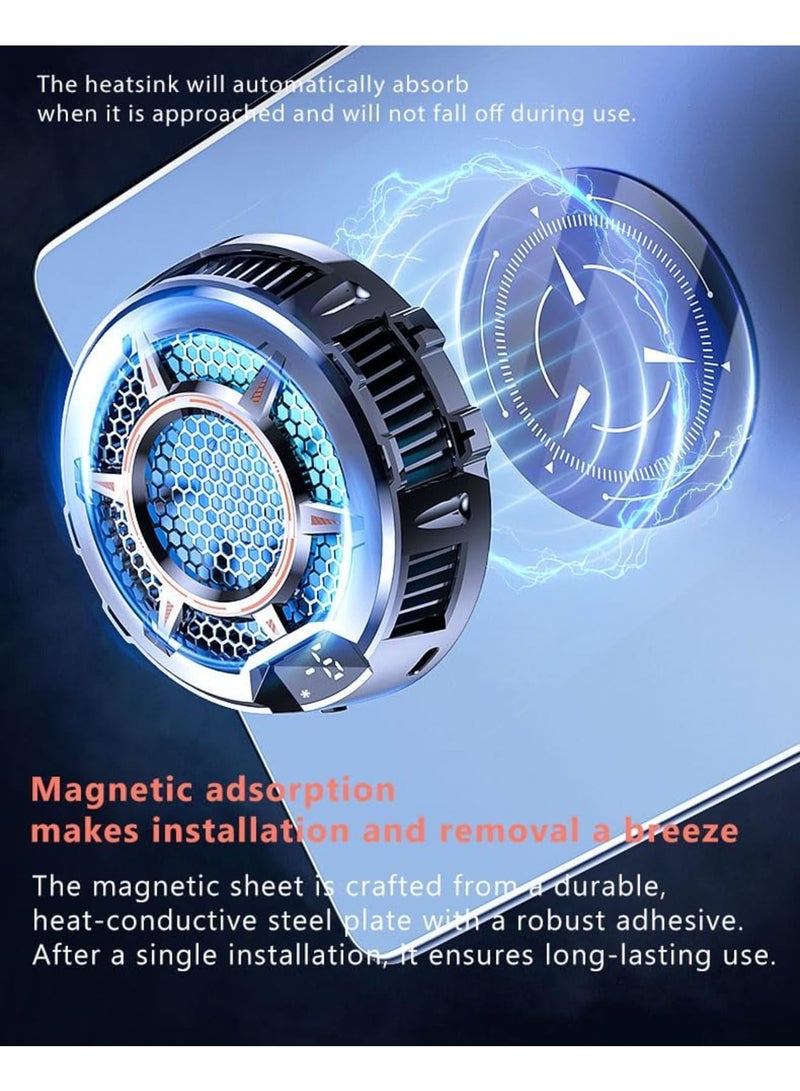 SYOSI Tablet Cooler & iPad Cooler with Temperature Display, TEC Semiconductor Radiator & 3 Gear Cooling Adjustment, Compatible Mag-safe Magnetic Tablet Cooler for iPad/Surface Pro/Samsung Tab/Steam Deck - Image 2