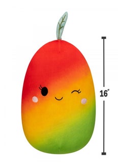 Squishmallows SQUISHMALLOWS - Ximena Red, Yellow and Green Winking Mango  - Image 3