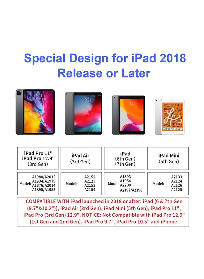 اليشمك قلم إلكتروني لجهاز آي باد بتقنية رفض راحة اليد أبيض - Image 5