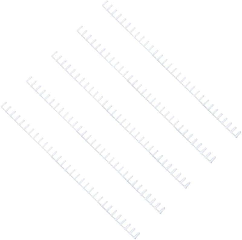 أبيض 30 ثقب مفصل ورق فضفاض 5 حزمة 30x8 سم قابل للقطع DIY صنع كتاب مجلد - Image 5