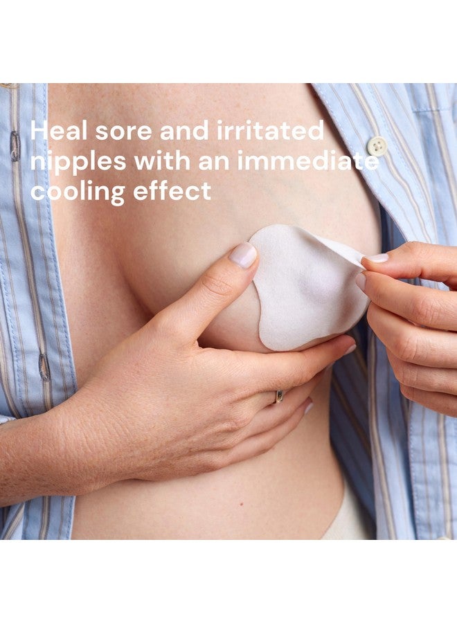 ويلو وسادات جل تبريد للحلمة للرضاعة الطبيعية، عدد 6 وسادات رضاعة مهدئة لتخفيف التهاب الحلمة، وإعادة استخدامها لمدة تصل إلى 24 ساعة واستمتع بتأثير التبريد الفوري - Image 2