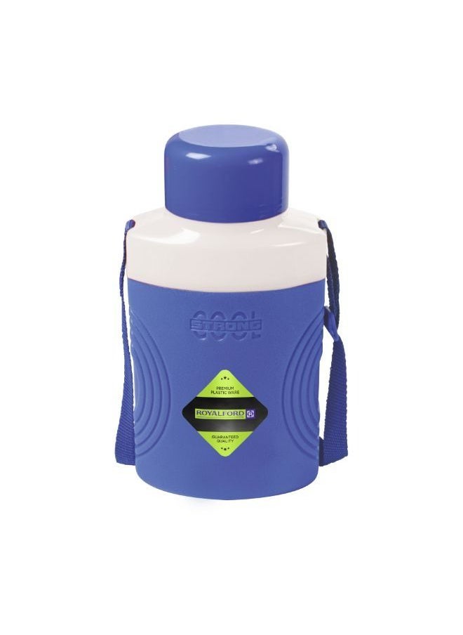 Royalford Royalford 1.2 L Cool Strong Premium Plastic Water Bottle Blue color  - Image 1