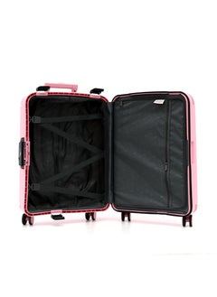 SONADA Hardshell Luggage Trolley Bag 3 Pieces Set,Pink (S-20",M-24",L-28")  - Image 3