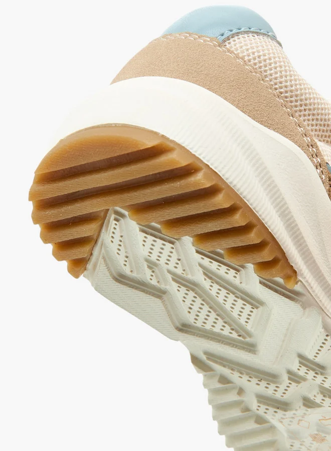 Barefeet Colourblock Sneakers with Hook and Loop Closure