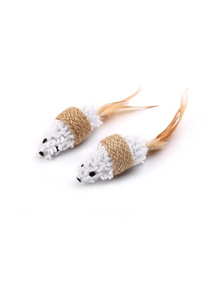 Cat Toy Interactive Mouse Cat Toy Chase Ball Toy for Kittens 2 Piece - Image 5