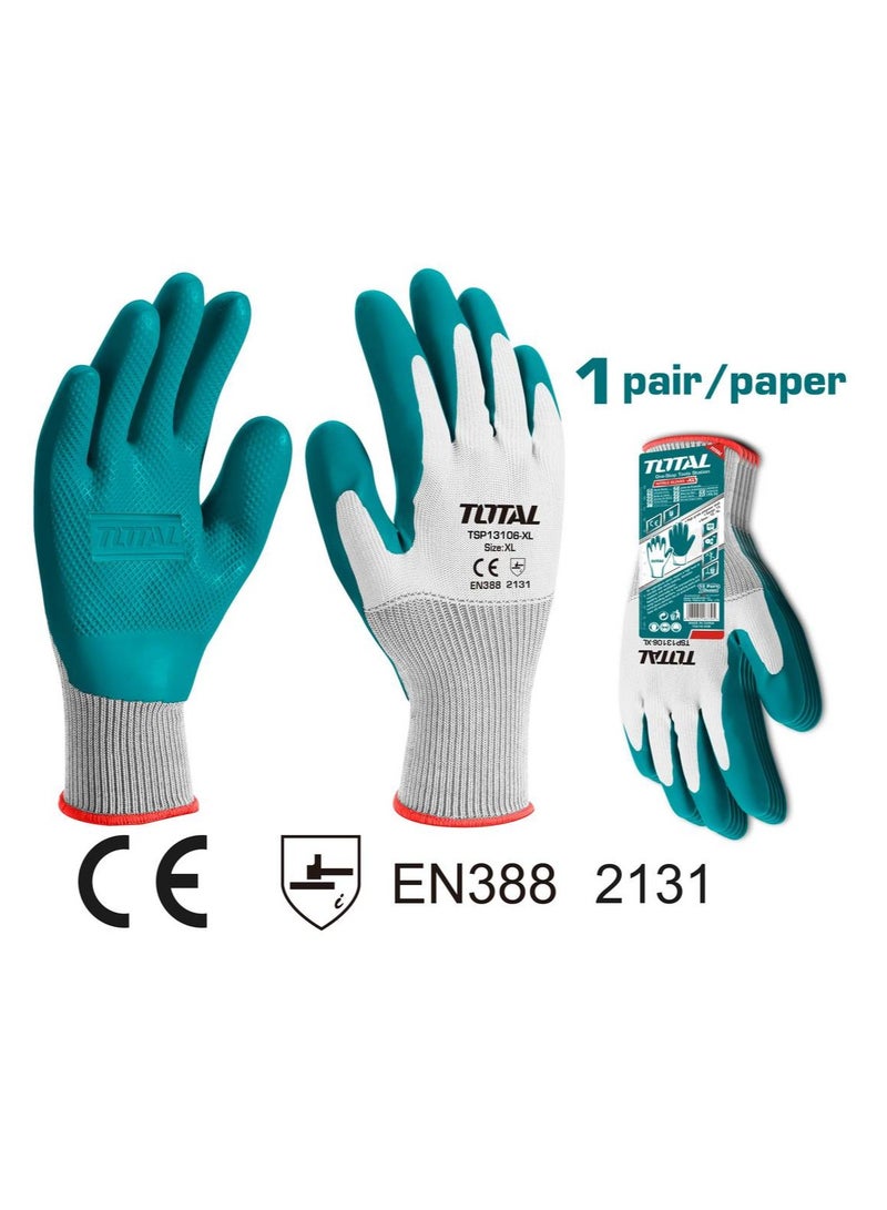 TOTAL TOTAL Latex Gloves XL 12 Pair TSP13106-XL - Image 3