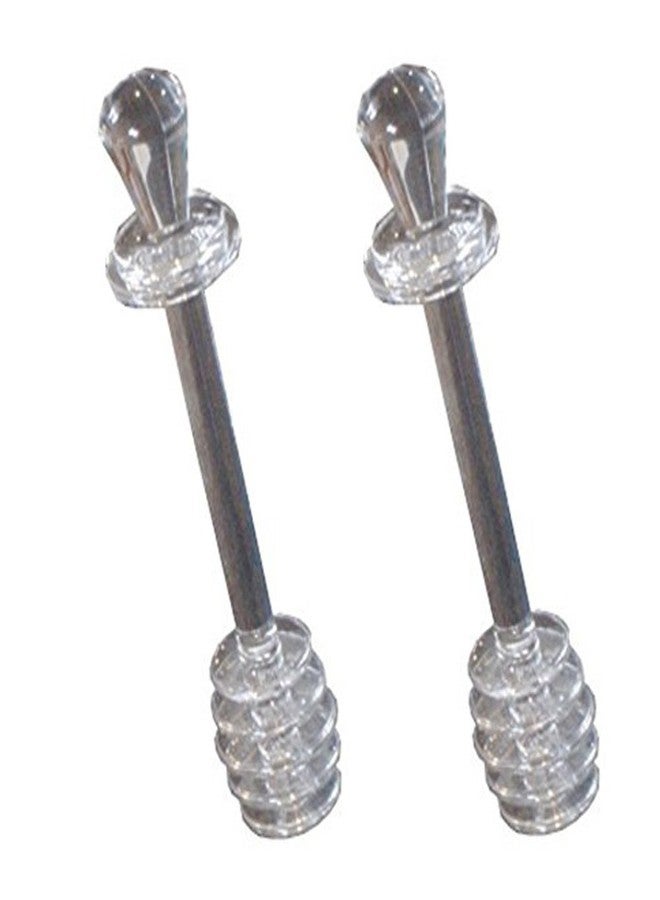 SpiderJuice Multipurpose Bee Hive Honey Syrup Chocolate Molasses Dipping Stirring Serving Spoons (Pack of 2 Dippers) - Image 1