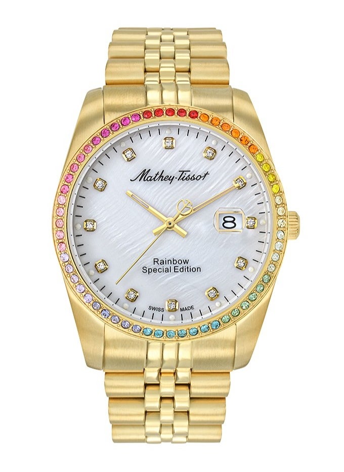 Mathey-Tissot - Mathy Quartz White Dial Unisex Watch H809PQYI - Image 1