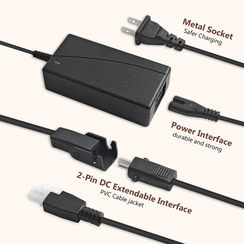 GnoTis Adjustable Bed Parts Replacement Switching Power Supply, 29v Adjustable Bed Base Recliner Power Supply Compatible for Ergo, Extend, Sealy Ease, Electric Bed Replacement Parts, 13.7 FT Cord - Image 3