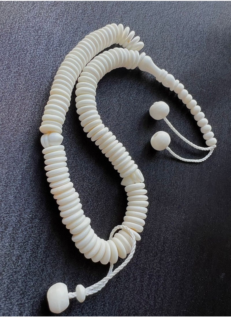 Generic - Camel Bone Tasbih  - Perfect For Meditation & Devotion , Handmade Tasbih for Elevated Spiritual Moments , Made Of 100% Pure And Authentic Camel Bone ,Timeless Elegance - Image 1