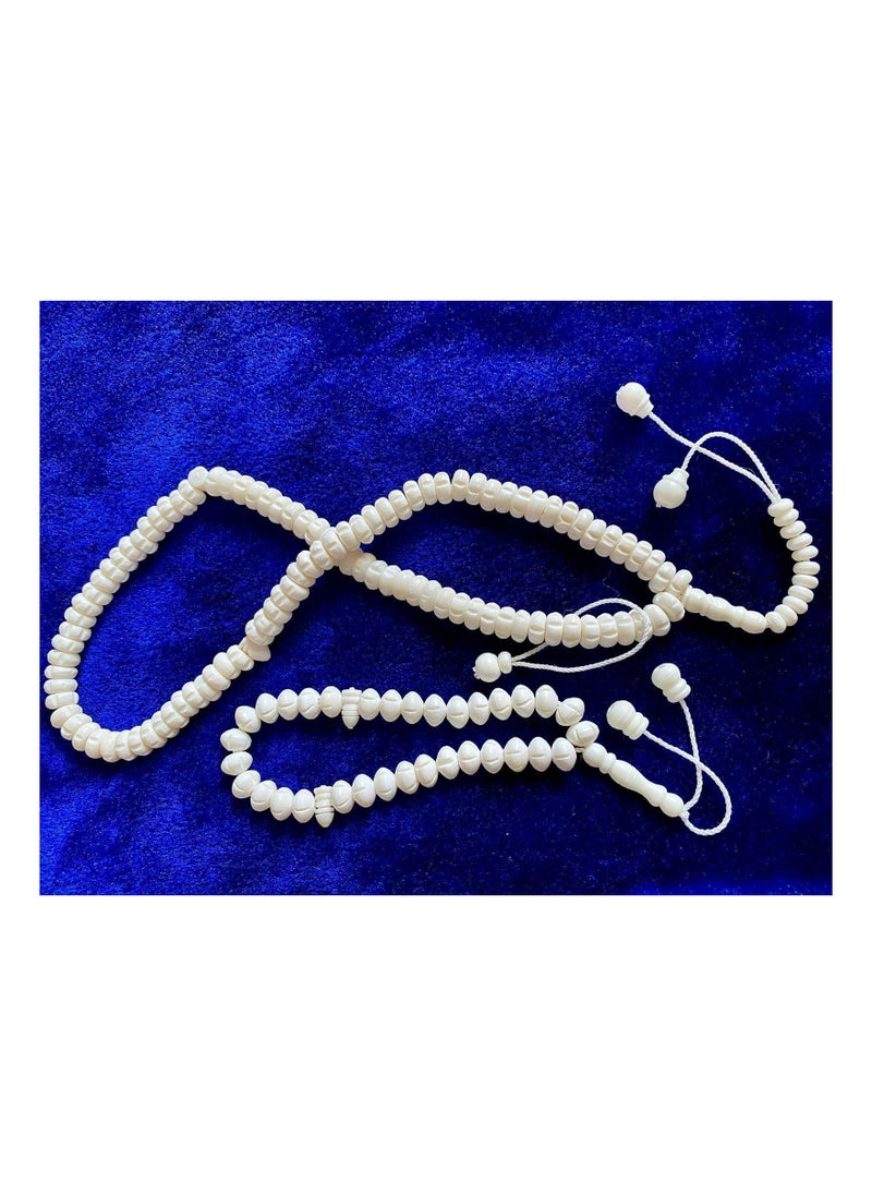 Generic - Camel Bone Tasbih  - Perfect For Meditation & Devotion , Handmade Tasbih for Elevated Spiritual Moments , Made Of 100% Pure And Authentic Camel Bone ,Timeless Elegance - Image 1