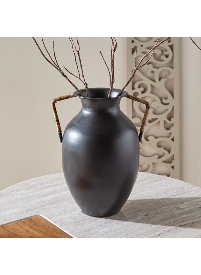 Drane Metal Vase with Cane Wrap 24 x 18 x 24 cm - pzsku/ZDC6AA95A70AD415A2C98Z/45/_/1735805111/4af9fab5-d108-490b-b0b8-77816200edfa