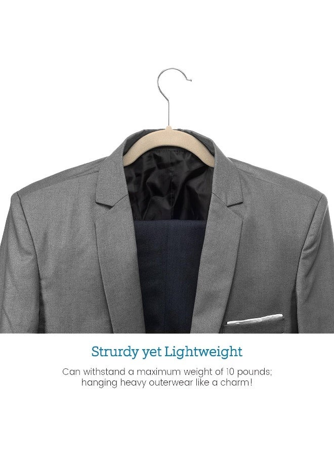 ZOBER Non-Slip Velvet Hangers - Suit Hangers (100-Pack) - Image 1