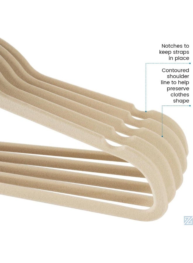 ZOBER Non-Slip Velvet Hangers - Suit Hangers (100-Pack) - Image 5