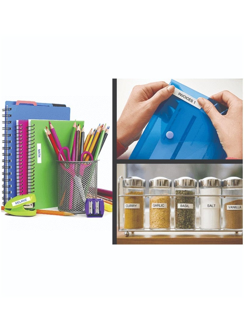 brother Original Brother TZe-121 & TZe-131 - Black on clear Tapes, 8 Meter 2-tapes - Image 3