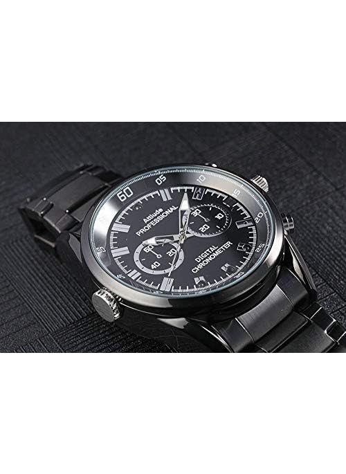 TECHNOVIEW TECHNOVIEW 1080p Full Hd Wrist Watch Camera Video Audio Recording Indoor Outdoor Security Camera Hd Video Quailty Inbuilt 32GB Storage Black  - Image 2