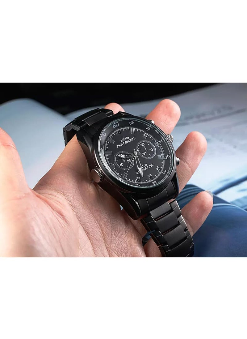 TECHNOVIEW TECHNOVIEW 1080p Full Hd Wrist Watch Camera Video Audio Recording Indoor Outdoor Security Camera Hd Video Quailty Inbuilt 32GB Storage Black  - Image 4