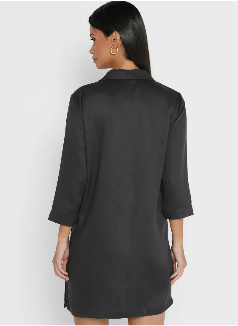 Jacqueline de Yong Pocket Detail Shirt Dress