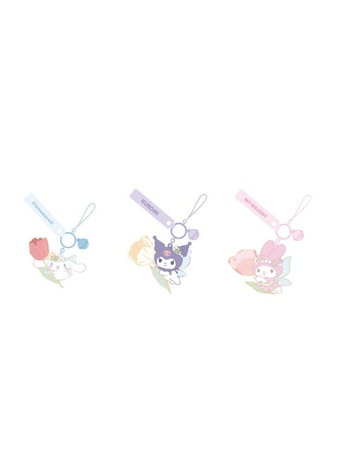 MINISO Sanrio Characters Flower Fairy Phone Charm Strap – Elegant and Decorative Phone Strap with Sanrio Characters and Fairy-Inspired Design