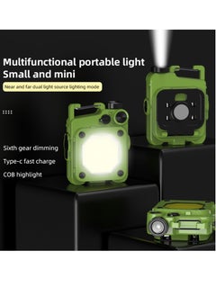 Excefore Rechargeable Cob Small Flashlights, Mini Flashlight 1000 lumens with 6 Lighting Modes Lights, Suitable for Nightshift Camping Hiking Emergency  - Image 2