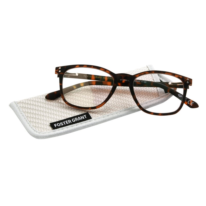 Foster Grant Camden Multifocus Reading Glasses With Anti-Reflective Glasses Coating, Unisex - Image 2