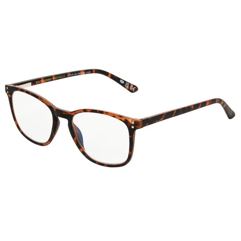 Foster Grant Camden Multifocus Reading Glasses With Anti-Reflective Glasses Coating, Unisex - Image 1