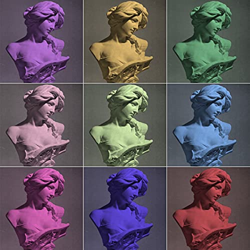 Sakolla 12 x 12 Inches Lighting Gel Filter, 10 Pcs Transparent Color Filters Correction Gels for Lighting, Studio, Video, Recording, Diffuser - Image 5