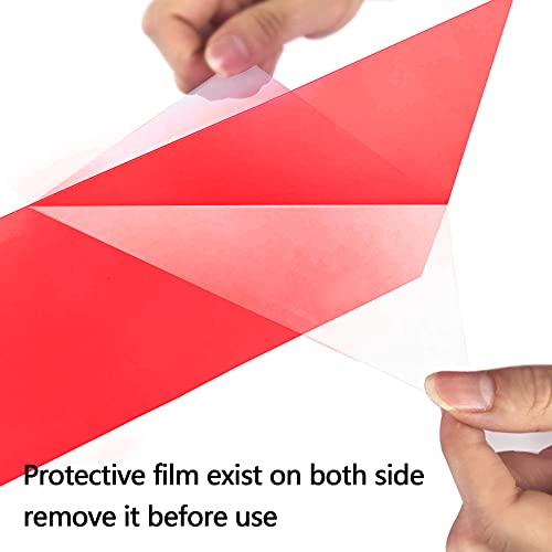 Sakolla 12 x 12 Inches Lighting Gel Filter, 10 Pcs Transparent Color Filters Correction Gels for Lighting, Studio, Video, Recording, Diffuser - Image 3