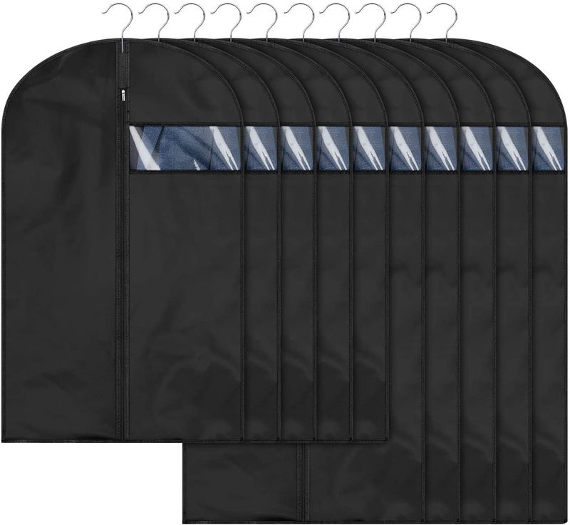 Wholesale Non-Woven Garment Dust Covers Black 
