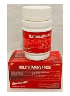 gsk Stresstabs Multivitamins And Iron Tablets - 30  - Image 2