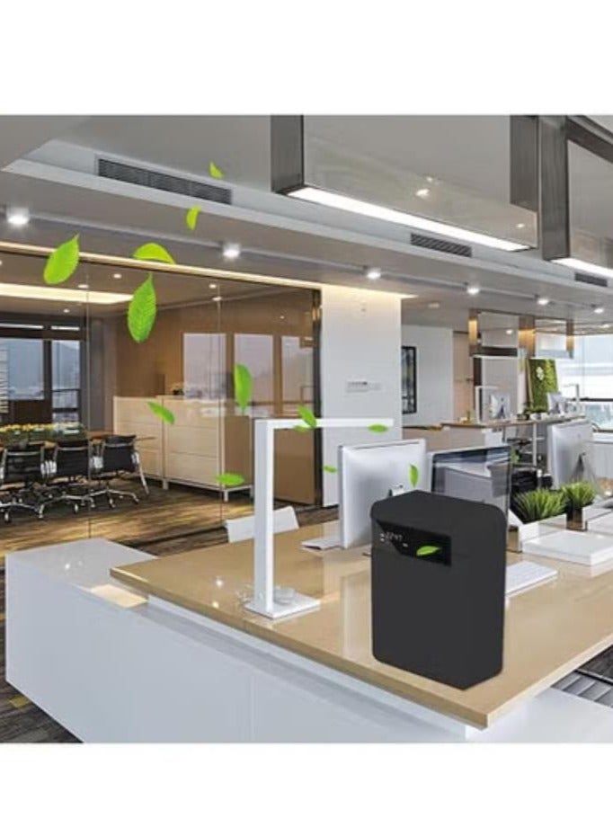 Arabest جهاز هواء برائحة ذكية مع بخاخ، جهاز عطر الممر، موزع رائحة 150 مل، منقي الهواء، موزع رائحة التدفئة والتهوية وتكييف الهواء للزيوت العطرية للغرفة والمكتب والمنتجعات الصحية (رذاذ أسود لأعلى) - Image 4