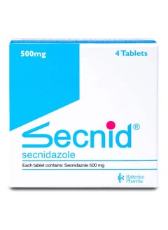 Secnid Secnidazole 500Mg Tabs 4S