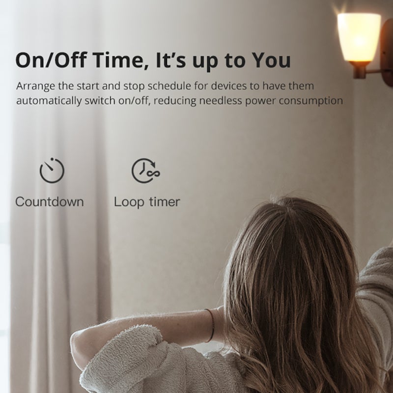 SONOFF 2 Way Smart Switch 2 Pack White Control Home Appliances with App - Voice Command Light Timer Switch for Programmable Rocker Light Switch - Image 2