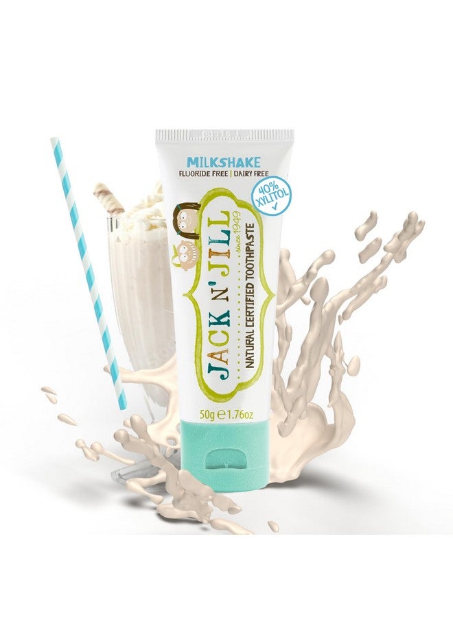 Jack N' Jill Natural Toothpaste, Milkshake, 50G - Image 1