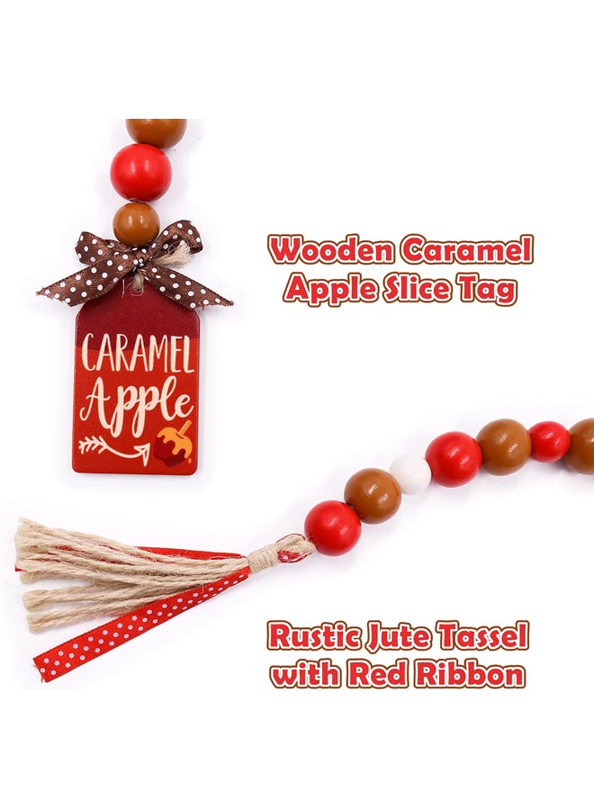 Caramel Apple Wood Beads Rosary - Image 3
