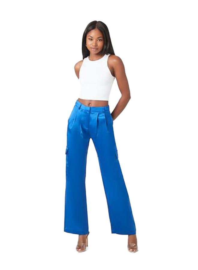 FOREVER 21 Satin Cargo Pants - Image 2