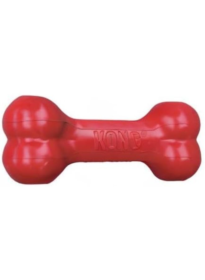 KONG Goodie Bone - Classic Durable Natural Rubber Dog Bone, Supports Mental Engagement - Treat Dispensing - Red - for Large Dogs - Image 1