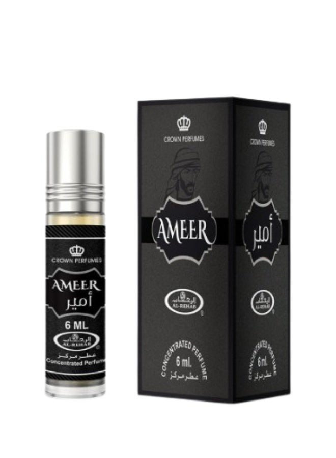 Alrehab 2 Pieces Ameer Perfume 6ML - Image 2