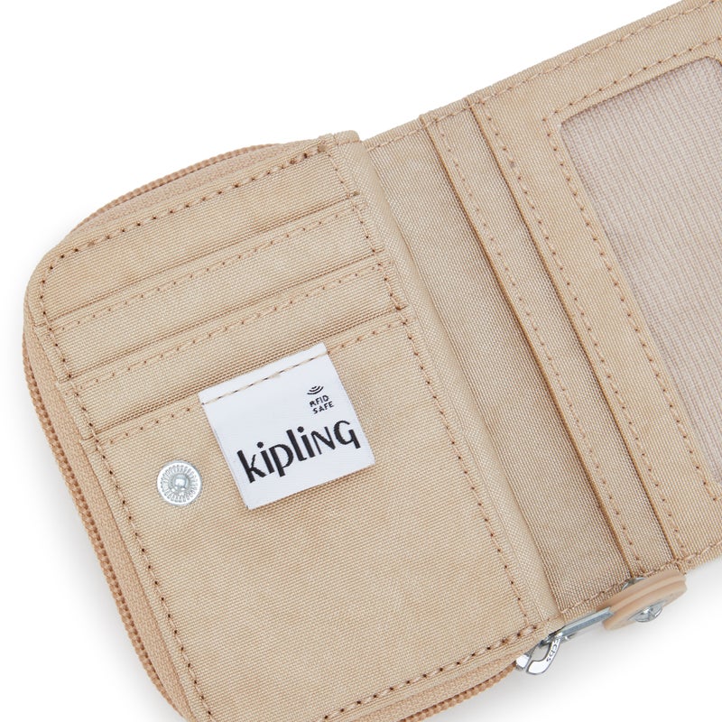 kipling Tops Sparkled Beige Small Wallet - Image 5