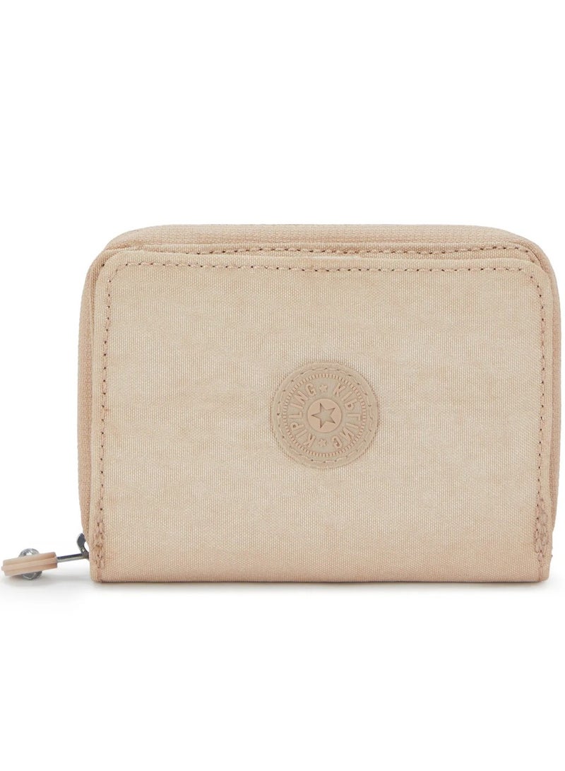 kipling محفظة صغيرة بيج متلألئة من توبس - Image 1