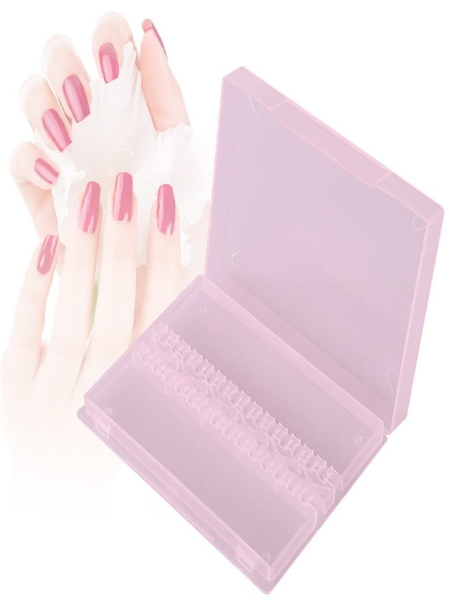 Luatoxry Nail Drill Bit Case, 14 Holes Nail Drill Bit Storage Box, 3.9x3.0x0.5in Drills Bits Display Storage Box, Plastic Nails Bits Holder for Salon and Home Store Grinding Heads - Image 2