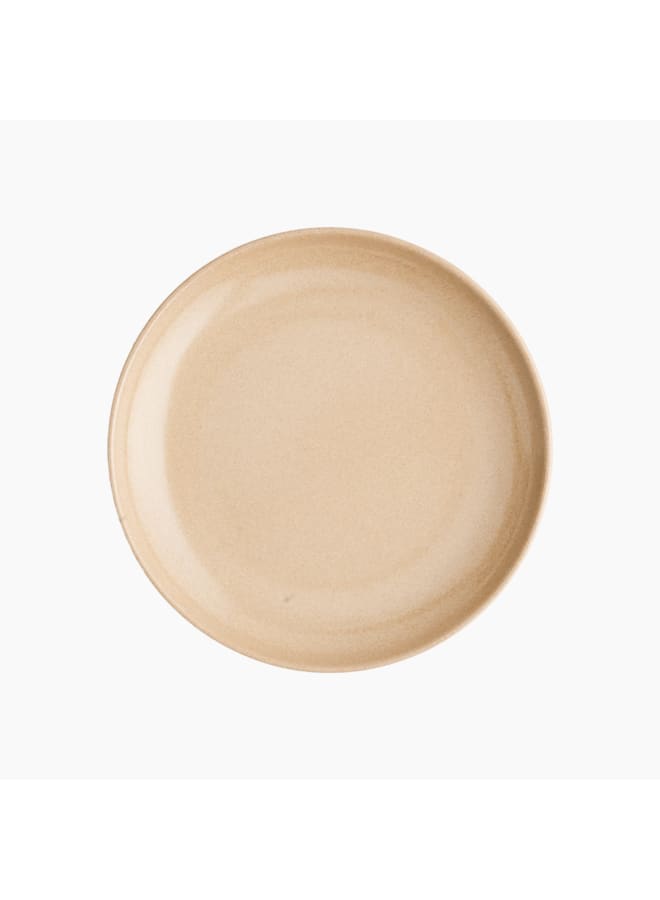 Zinnia Melamine Round Plate – Medium – Durable Finish - Image 1