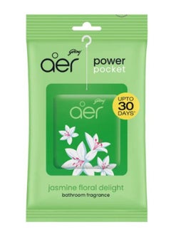 Godrej Aer Power Pocket Jasmine Floral Delight 10g  - Image 1