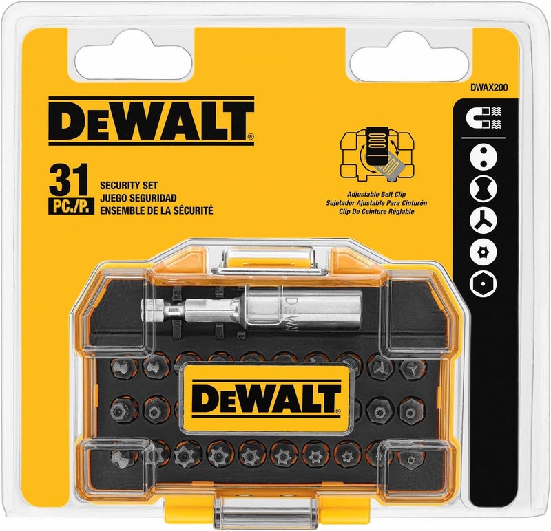 DEWALT DWAX200 Security Screwdriving Set 31Piece