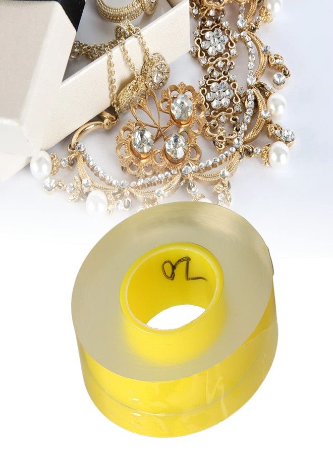 Brrnoo 20mm Watch Protective Film Tape, Anti Static, Transparent PVC, Prevent Scratches, Easy Removal, Yellow, 20 x 18mm - Image 2