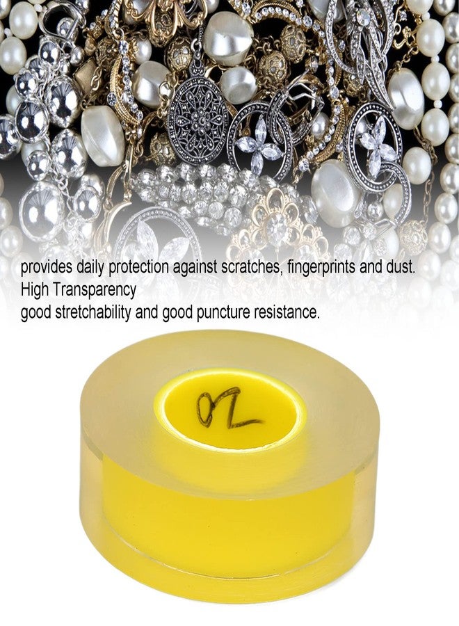 Brrnoo 20mm Watch Protective Film Tape, Anti Static, Transparent PVC, Prevent Scratches, Easy Removal, Yellow, 20 x 18mm - Image 5