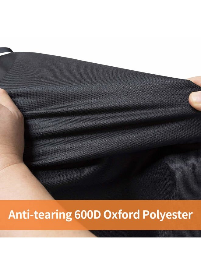 iCover Round Grill Cover-34(Dia) x41(Tall) Heavy Duty Water Proof Outdoor Canvas BBQ Grills Covers Dome Smoker Protection for Char-Griller Akorn kamado Smokers or Similar Size Griddle - Image 3